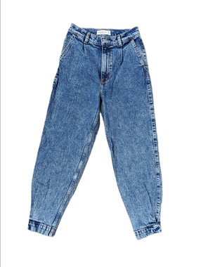 Abercrombie & Fitch Women's Jeans Ultra High Rise Pleated Tapered Size 26